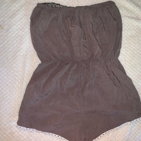 Brown Romper - Picture 2 of 5
